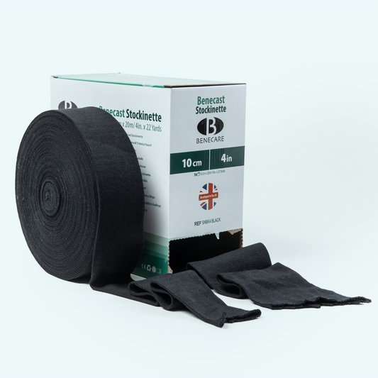 Cotton Ribbed Stockinette - Black