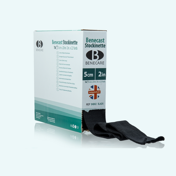 Cotton Ribbed Stockinette - Black